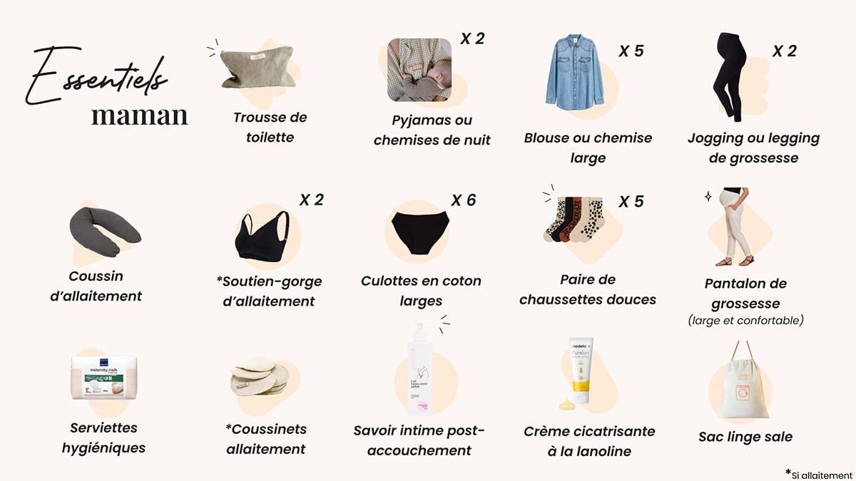 Checklist valise de maternité : préparation facile