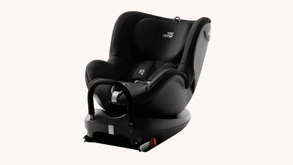 BRITAX RÖMER Siège Auto DUALFIX 2 R Pivotant à 360° et Fixation ISOFIX, enfant de 0 à 18kg (Groupe 0+/1) de la naissance à 4 ans Cosmos Black