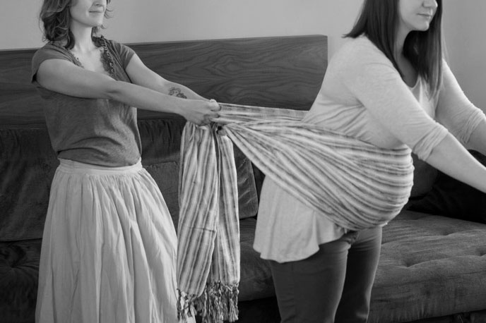 rituel rebozo future maman enceinte troisieme trimestre