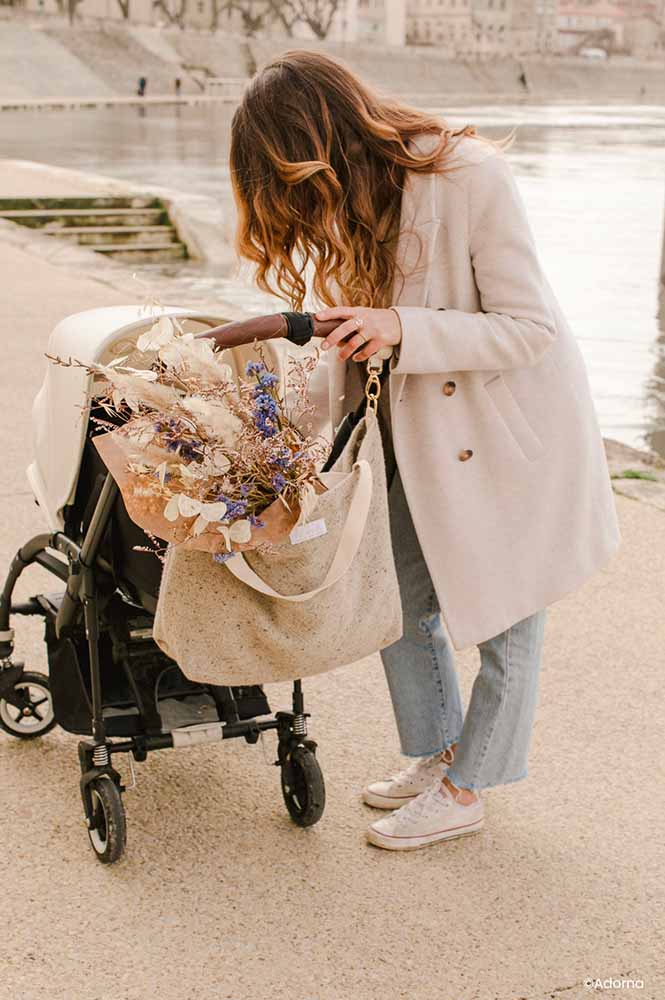 maman qui reprend le travail temps crèche poussette trajet