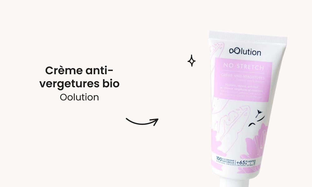 Crème anti-vergetures bio NO STRETCH d'Oolution, enrichie avec plus de 65 plantes, est reconnue comme une des meilleures solutions pour prévenir et réduire les vergetures durant la grossesse, tout en respectant la délicatesse de la peau.
