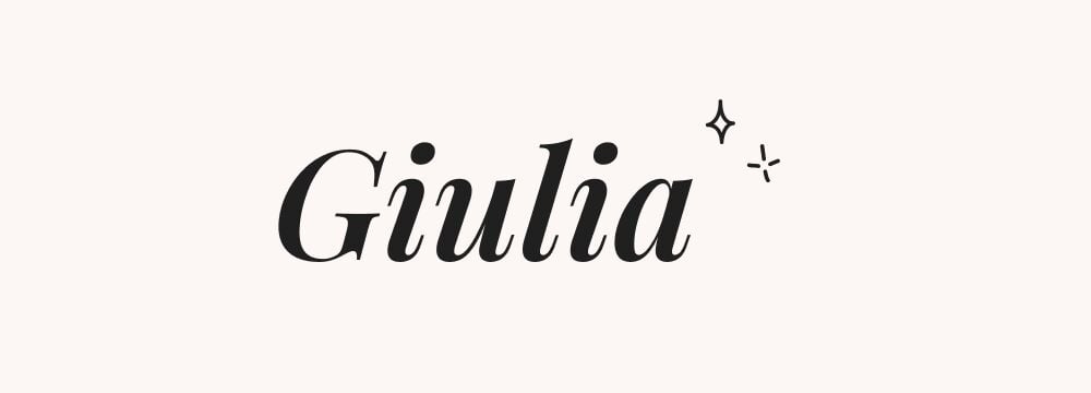 Giulia, prénom de fille tendance 2026 et dans le top 30 prénoms les plus donnés en france en 2025