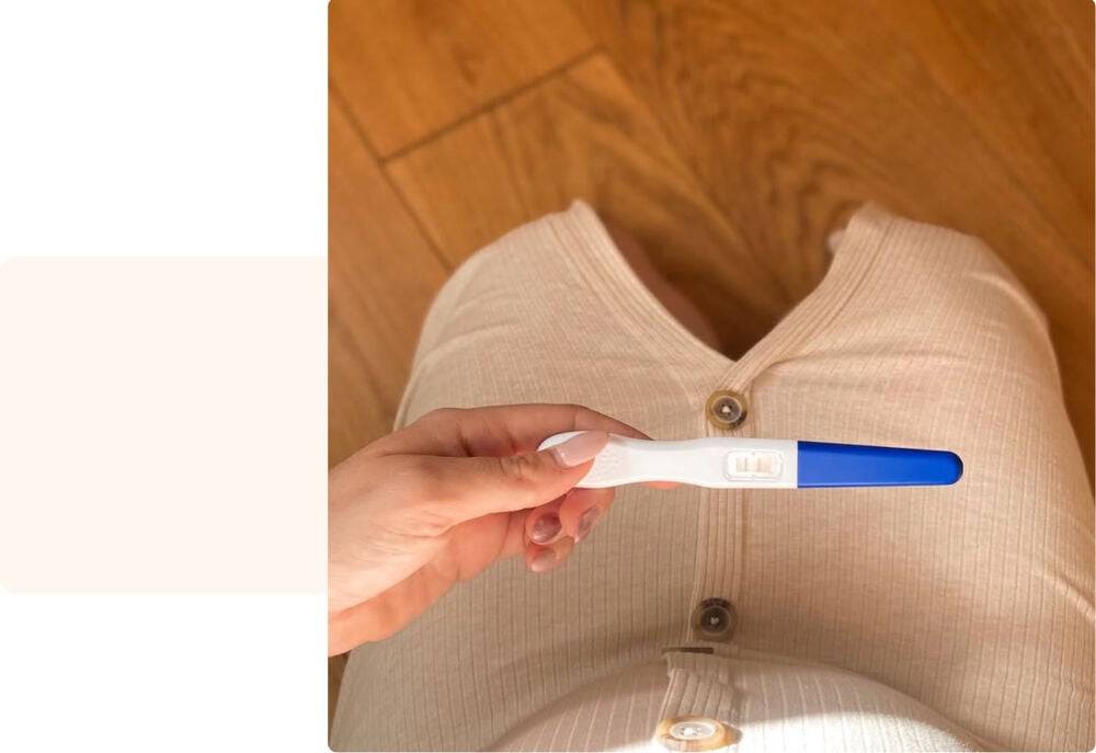 Test de grossesse positif après parcours d'endométriose et PMA, témoignage maman