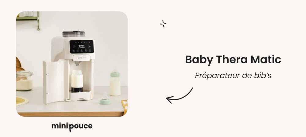 meilleur préparateur biberon baby thera matic de create, pour les parents qui cherchent un preparateur biberon