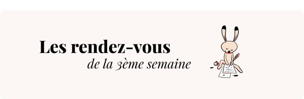 Grossesse 3 semaines – Rendez-vous médicaux