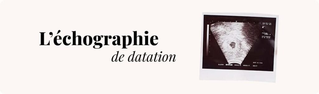 date premiere echographie debut grossesse
