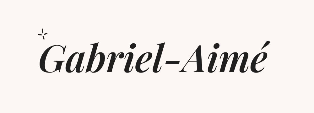 gabriel-aimé, top prénom garçon composé, idée prénom