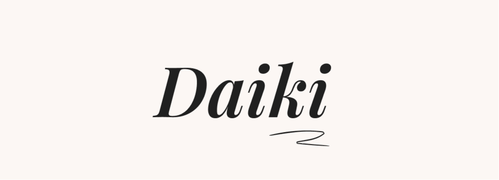 prénom japonais garçon Daiki puissant et stable