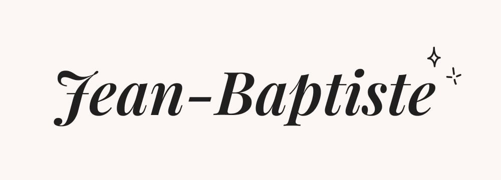 jean-baptiste, prénom composé masculin classique