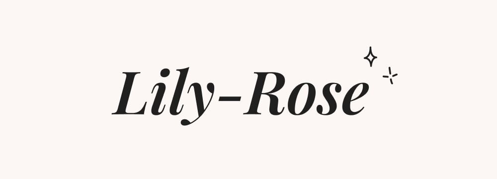 lily-rose, prénom composé féminin romantique