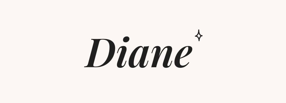 Diane, prénom mythologique fille gracieux et indomptable, symbole de nature, de liberté et de clair de lune