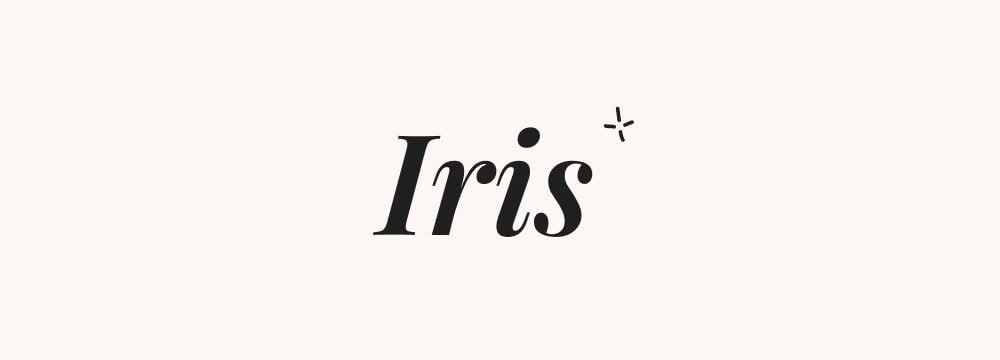 Iris, prénom mythologique fille lumineux et poétique, évoquant la messagère des dieux et l’arc-en-ciel