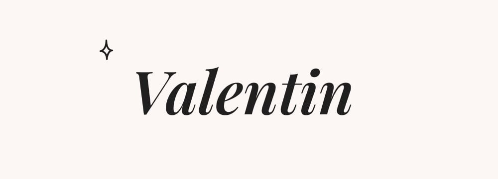 Valentin, idée prénom français classique garçon, prénom courant et romantique