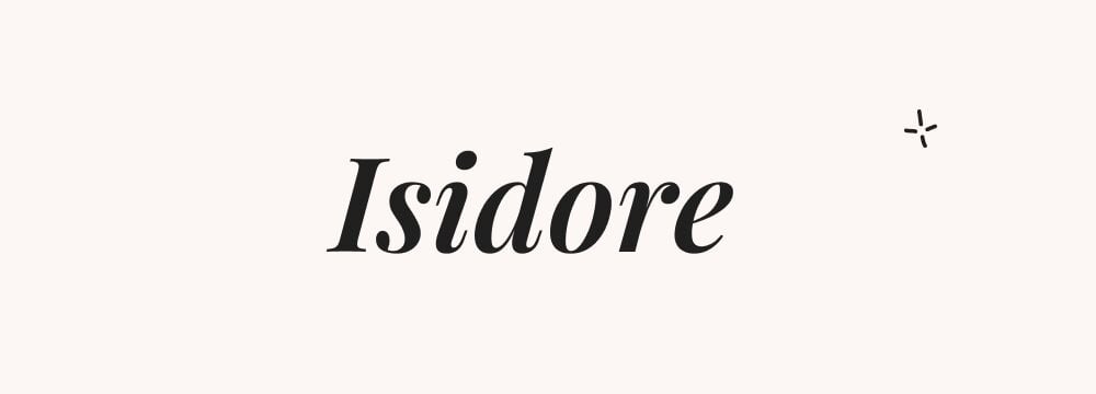 Isidore, prénom français garçon d'inspiration médiévale, attire par son originalité assumée sans être difficile à porter au quotidien