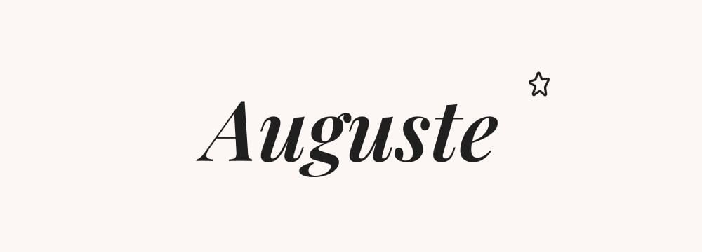 Auguste, prénom français garçon tendance inspiré des empereurs romains