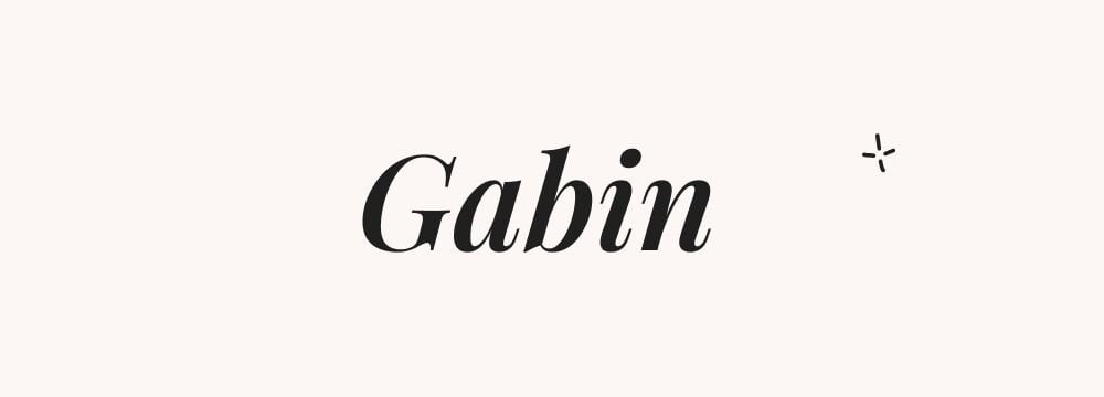 Gabin, prénom français garçon au charme cinématographique évoquant Jean Gabin, séduit par son élégance parisienne et son côté star