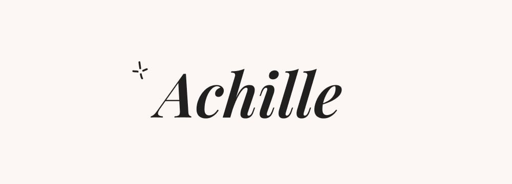 Prénom français garçon tendance achille