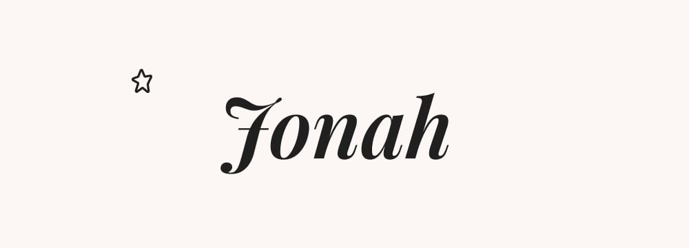 Jonah, prénom américain garçon doux et intemporel, populaire outre‑Atlantique