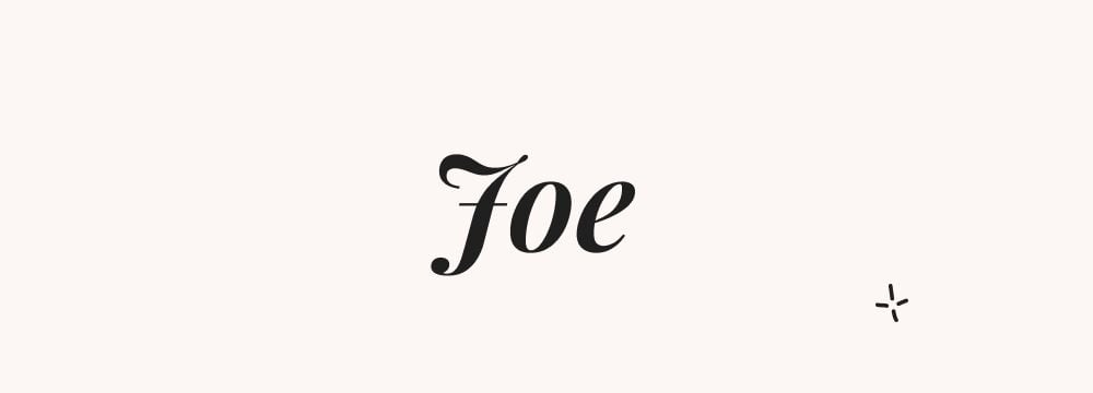 Joe, prénom masculin américain simple et intemporel