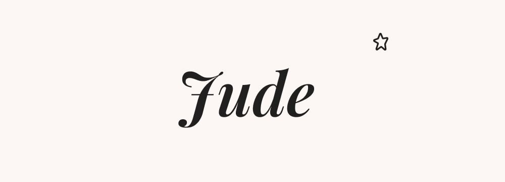 Jude, prénom américain garçon court et élégant, inspiration anglophone