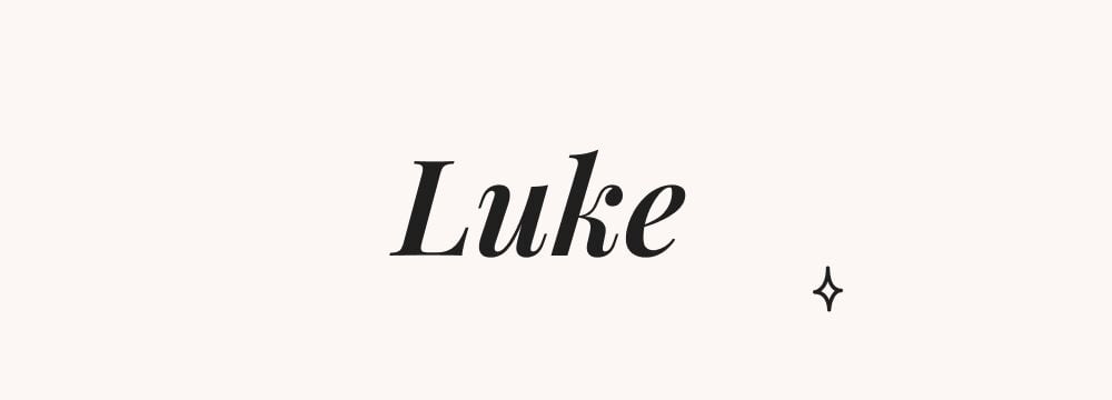 Luke, prénom américain garçon court et biblique, très populaire