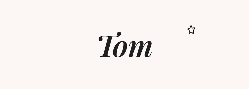 Tom, prénom américain garçon classique et indémodable