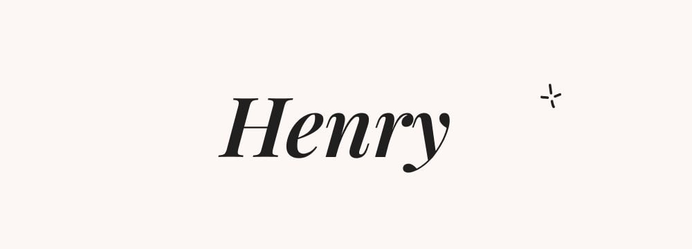 Henry, prénom américain garçon vintage et revenu à la mode