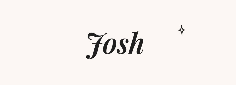 Josh, prénom américain garçon familier et moderne