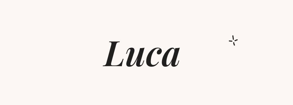 Luca, prénom américain garçon international et tendance