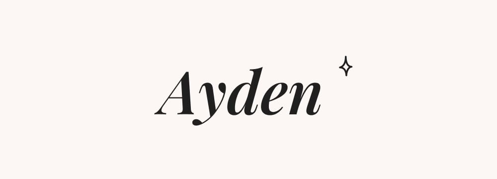 Ayden, prénom américain garçon moderne aux sonorités actuelles