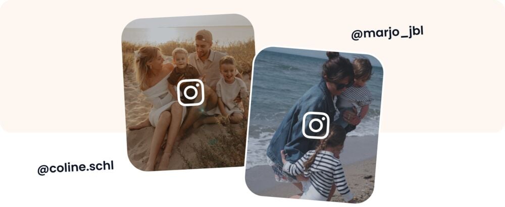 Meilleurs comptes instagram maman, compte insta parentalité et vie de maman @coline.schl et @marjo_jbl