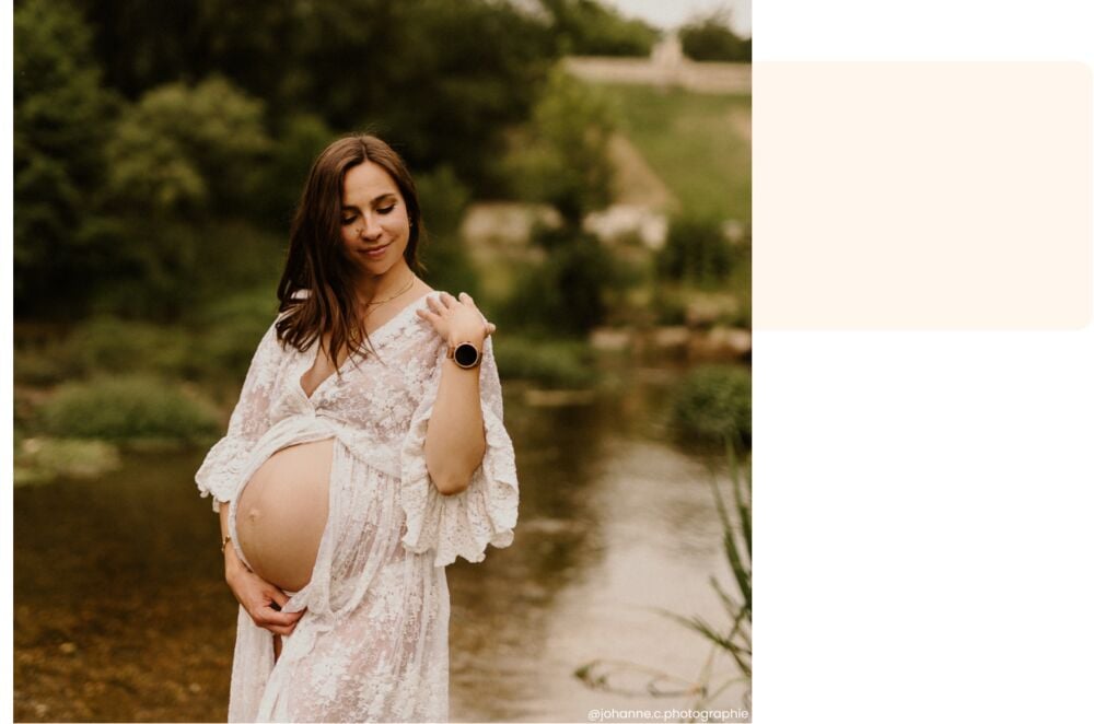 témoignage maternité, portrait de future maman pendant la grossesse