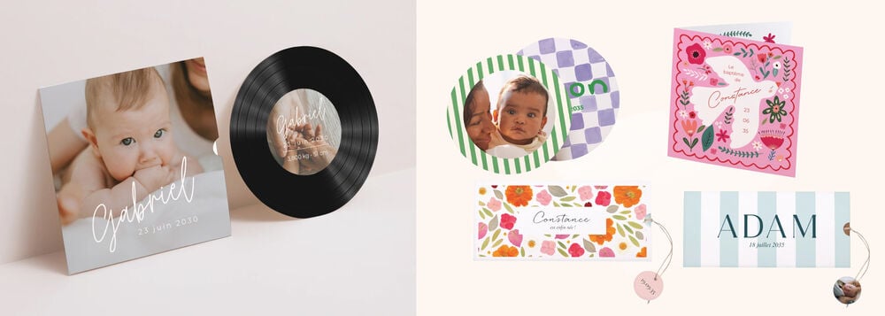 Comparatif faire part naissance : Maison June parmi les meilleures marques de faire part naissance