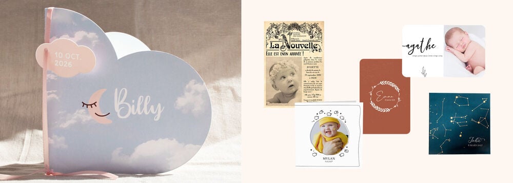 Meilleur faire part naissance original : sélection comparative de modèles tendance