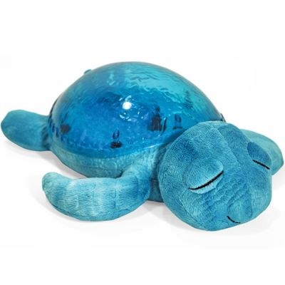 Cloud B - Veilleuse peluche tortue tranquille bleu turquoise
