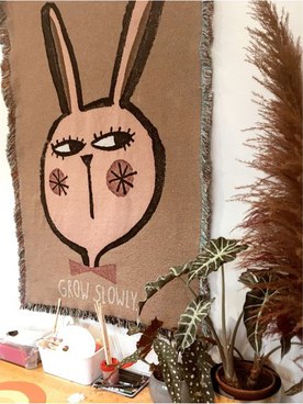 Studio Loco - Tapis mural Lapin