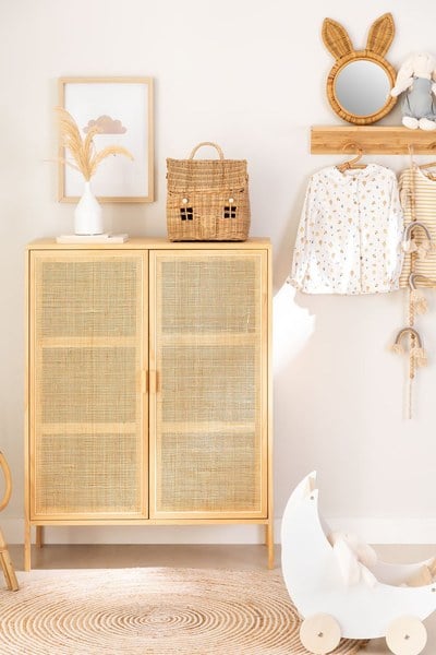 Sklum - Buffet 2 portes en rotin Reyna