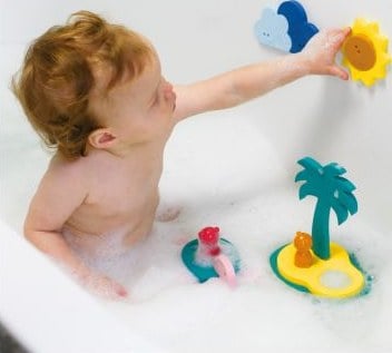 Quut - Puzzle de bain 3D L'île au trésor