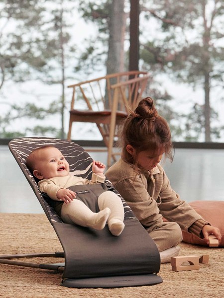 Babybjörn - Transat Bliss - Coton, Cadre gris foncé