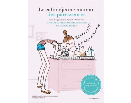 Marabout - livre le cahier jeune maman des paresseuses