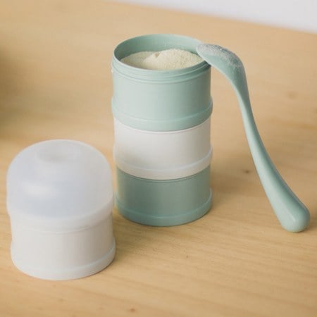 Suavinex - Boîte doseuse de lait Hygge Baby vert Suavinex